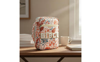Book Organizer with Handle Large Capacity Zippered Book Protector Bible Carrying Case Pen Holders Bible Study Organizer Bag