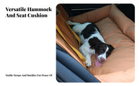 Easy to Clean Back Seat Dog Cover Wear-Resistant Back Seat Cover for Dogs Non-Stick for Families with Pets, Travelers, SUVs, Road Trips