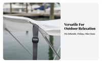 Protection Inflatable Boat Sunshade Waterproof Inflatable Boat Awning Rainproof Kayak Awning Portable for Fishermen, Kayakers, Outdoor Enthusiasts, Kayaking, Lakes, Rivers