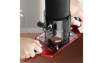 Router Base with Positioning Ruler Router Circle Cutting Jig Wear-Resistant Tool for Woodworkers, Carpenters, Workshops