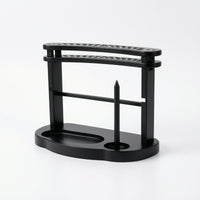 Yarn Storage Rack Tangle-Tangle-Resistant Yarn Stand with Spindle Organizer Compact Sturdy for Knitters, Craft Room