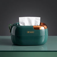 Tissue Box and Napkin Holder for Home Office, Light Luxury PET Material Box of Tissues, Modern Minimalist Style for Living Room, Wall-Mounted