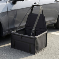 Dog Water-Resistant with Mesh Panels Wipe-Clean Portable Carrier Bed for Small Dogs, Road Trips, Daily Commutes