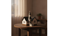 Model with Steeple 1:64 Scale Model Detailed Building for Hobbyists, Collectors, Dioramas, Tabletop Displays