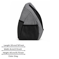 Mesh Pocket Pickleball Bag Zippered Triangle Bag Lightweight