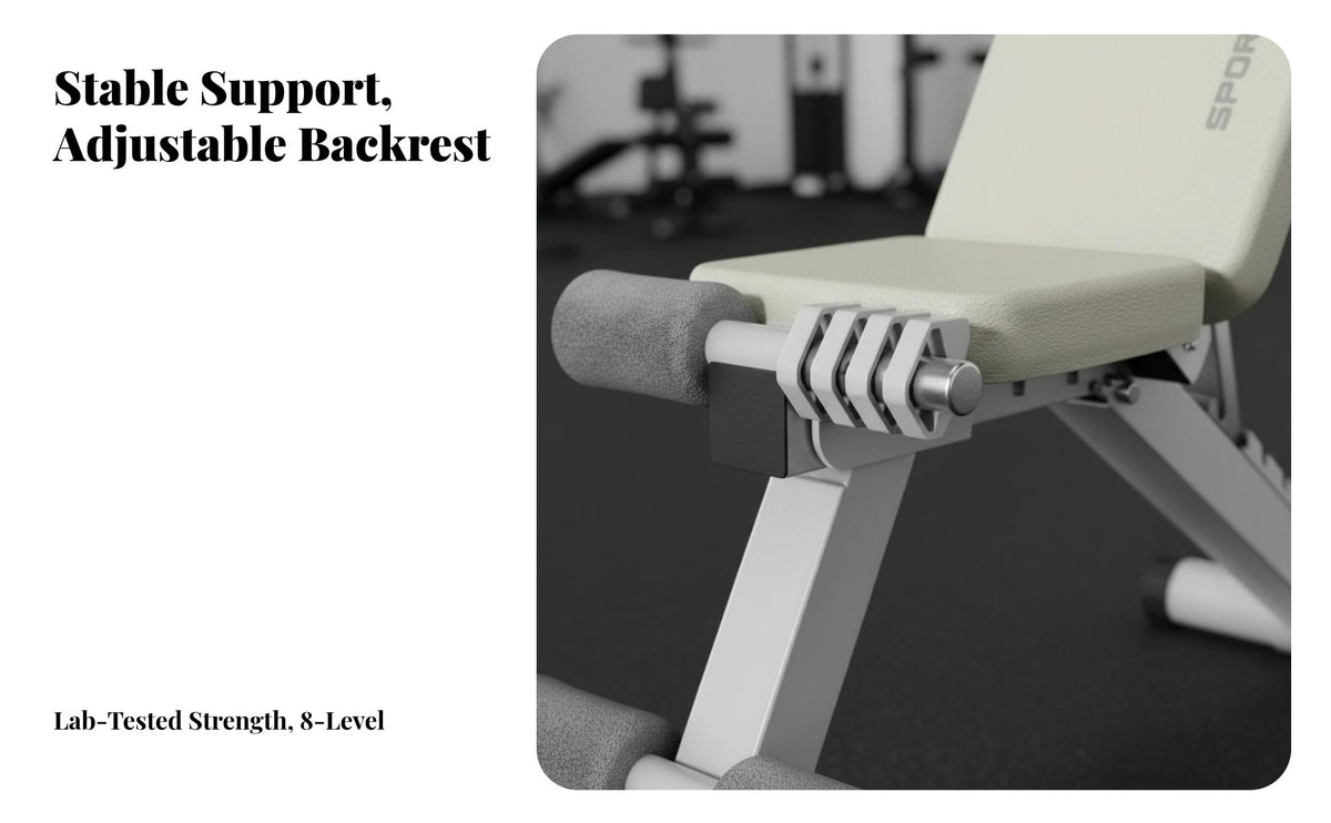 Heavy Duty Construction Bench Press Bench Comfortable High-Density Padding Strength Training Equipment Thick Padded Cushion for Men