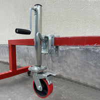 Trailer Jack 1200 lbs with Brake Guide Wheel, RV Lift Support, for Boat/ATV