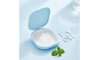 Vented Retainer Box Vent Holes Denture Holder Portable