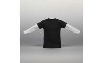 1/6 Scale T-Shirt Trendy Design 1/6 Scale Shirt Textile Material 12 Inch Figure Top for Collectors, Hobbyists, Display