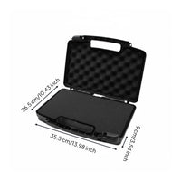 Multipurpose Hard Plastic Tool Case Long-Lasting Safeguarding Tool Box Shock-Resistant for Professionals, Photographers, Vehicle, Job Site