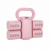 Adjustable Dumbbell Compact Handheld Fitness Weight with Removable Blocks Detachable Dumbbells for Home Workouts
