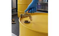 Barrel Faucet with Hose Barb Compact Right-Angle Vent Dispenser Resistant for Professionals, Workshop