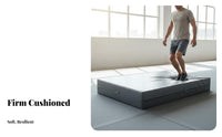 High Jump Landing Mat Waterproof Thick Crash Mat Tear-Resistant PVC Cover Sponge Cushion for Gymnasts, Athletes, Training Center, School, Dojo