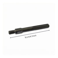Threaded Conversion Shaft Interchangeable Power Tool Adapter Shaft Insert Shank Adapter Black Portable