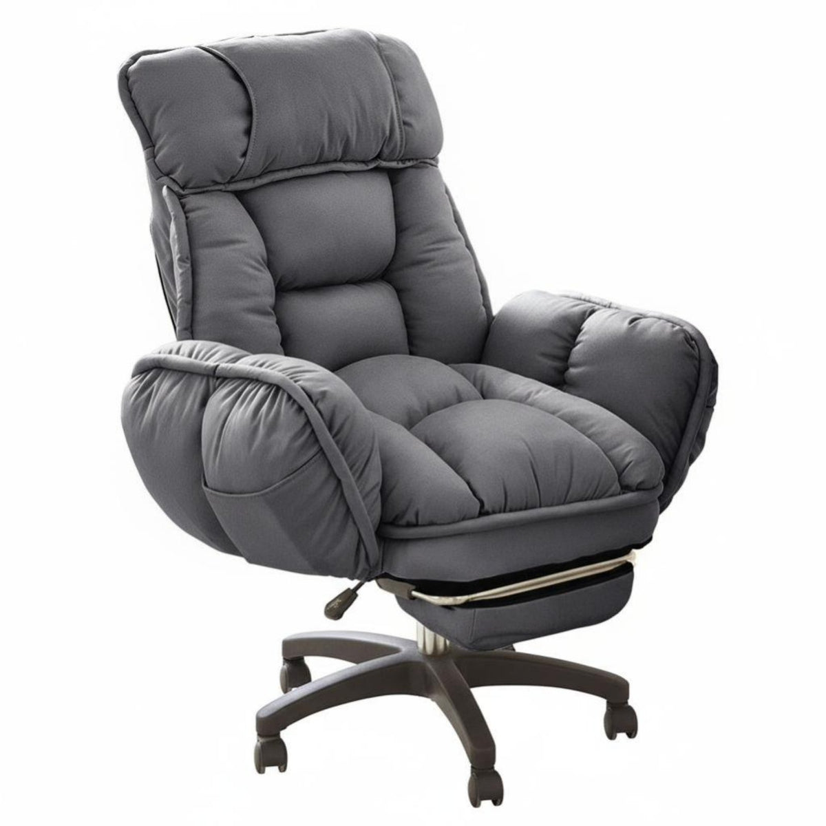 Reclinable Reclining Gaming Chair with Footrest 360-Degree Swivel Ergonomic Recliner with Footrest Head and Lumbar Support Office Furniture for Students, Gamers, Telecommute Workers, Bedroom, Study Room