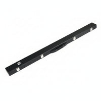 Metal Latches Billiard Cue Case Hinged Lid Hard Cue Case Fitted Handle Sports Gear Lined Interior