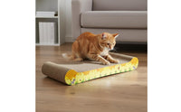Long-Lasting Cardboard Cat Scratcher Furniture Protector Cat Scratching Board Multi-Functional Corrugated Scratch Board Glue