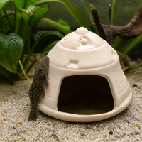 Aquarium Ceramic Breeding Cave Decoration for Fish and Shrimp