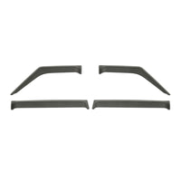 4 Pieces RC Window Visor with Tape Molded Window Deflector Realistic Accessory for Model Builders, Scale Builds