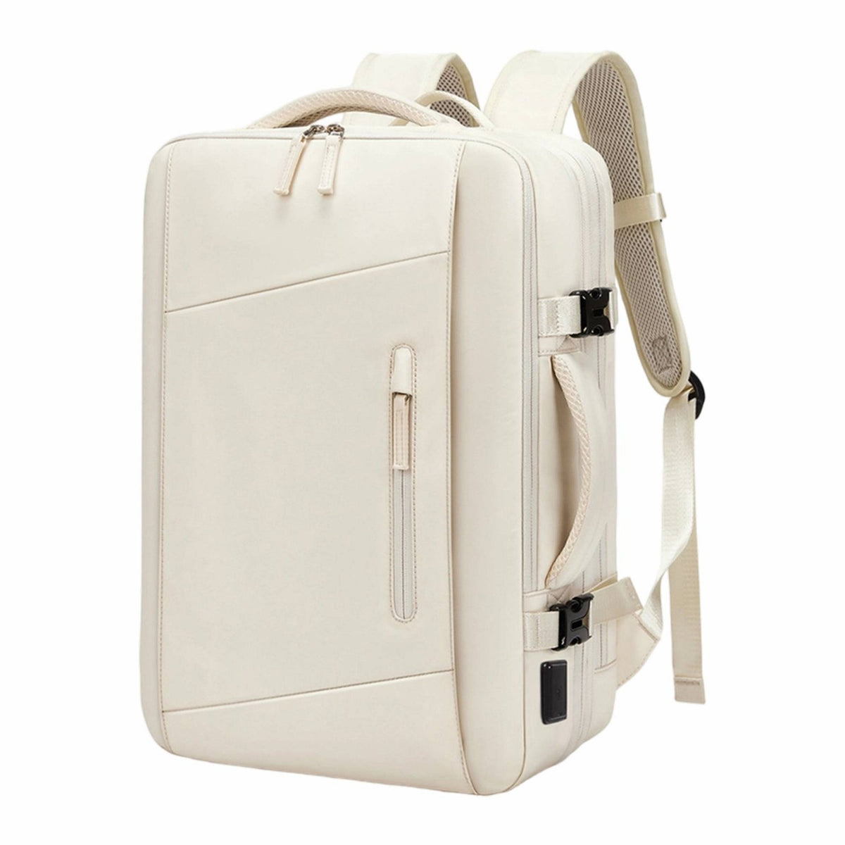 Large Expandable Travel Backpack Multi-Compartment Hand Luggage Laptop Backpack 180° Opening Computer Bag for Commuters, Students, Business Trip