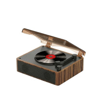 Wood-Grain CD Player with Speakers Retro CD Player with Bluetooth Compact Small for Audiophiles, Home, Bedroom, Office