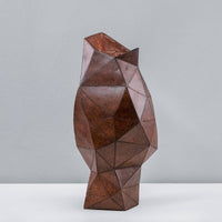Geometric Vase Modern Faceted Vase Contemporary Flower Holder for Centerpiece