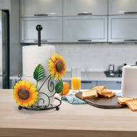 Decorative Countertop Paper Towel Holder Sturdy Freestanding Paper Towel Holder Stylish Space-Saving for Kitchen