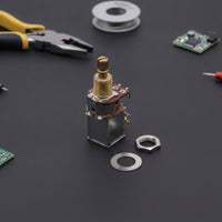 Guitar Potentiometer with Switch DPDT Push-Pull Potentiometer Coilsplit push/pull Pot with Long Shaft for Guitarists, Luthier