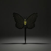 Outdoor Butterfly Garden Decor with Solar Light Easy to Install Butterfly Light with Ground Stake Sturdy Colorful for Gardeners, Lawn, Pathway