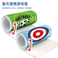 Kids Tabletop Game Mat for Curling, Football, and More - Interactive Educational Toy for Ages 7-14