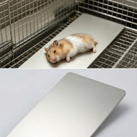 Hamster Cool Plate Metal Aluminum Cooling Plate Hamster Cooling Mat Flat for Hamsters
