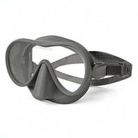 Adjustable Single Lens Dive Mask Soft Mask with Tempered Glass Comfortable Swim Goggles with Nose Cover Low-Volume for Divers, Snorkelers, Swimmers, Scuba Diving, Snorkeling, Pool