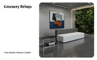 Modern aesthetic Sofa and Coffee Table Group Minimalist Design Upholstered Settee Long-lasting Construction Reception Seating Multiple Color choices for Parents, Office Guests, Business Professionals, Training Center, Waiting Room