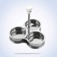 Poached Egg Maker Cups Insert Reusable Poached Egg Maker Cups with Handle Pan for Home Cooks, Kitchen