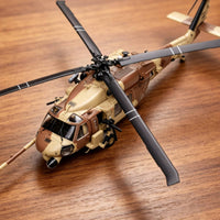 60G Helicopter Model Realistic Scale Helicopter Model Exhibition Quality Collectible Decor for Collectors