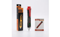 Transparent Sensor Tip Non-Non-Touch Voltage Tester Slim Non-Non-Touch Voltage Tester Side Clip Circuit Break-Point Tester Display Window for Electricians, Technicians