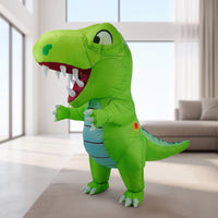 Inflatable Dinosaur Costume Full Body Inflatable Dinosaur Costume-Easy to Inflate for Children, Halloween, Stage Performances