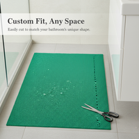 PVC Non-Slip Hollow Mat for Bathroom, Shower, Toilet, and Kitchen