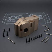 RC Car Gearbox Housing Upgrade RC Gearbox Cover with Screws Upgraded for Drivetrain Maintenance
