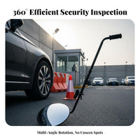 Under Vehicle Inspection Mirror Full Rotation Under Car Inspection Mirror Lightweight Sturdy-Duty for Garages