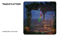 Solar Hummingbird Wind Chime LED Hummingbird Hanging Light Automatic activation/Off Color Changing Garden Mobile for Patio, Yard, Balcony