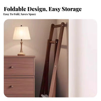 complimentarystanding Design angular-frame Clothes Rack with Shelf Multi-Functional Clothing Organizer Space-Saving Garment Stand Side pegs for Apartment Dwellers, Students, property owners, Balcony, Entryway, Dorm Room, full-length Closet