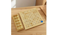 Hundred Board Educational Number Board Numbered Counting Toy with Storage Box for Homeschoolers, Teachers, Homeschool