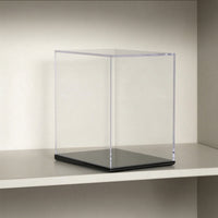 Display Box with Dust Cover Dustproof Clear Acrylic Display Case Transparent for Collectors, Hobbyists, Shelf, Desk