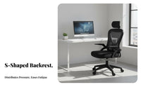 Ergonomic High-Back Mesh Recliner Reclining Function Seating Solution for Gamers