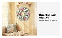 Seasonal Flower Wreath Pastel Hues Easter Wreath Seasonal Decor Handmade for Wedding