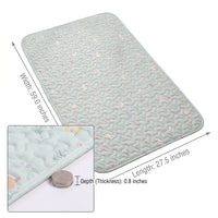 Soft Round Pet Mat, Comfortable Sleeping Mat for Dogs Cats, Washable Dog Mat for Crate or Bunny Cage, Airy Cat Mat Surface