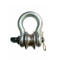 2-in-1 Design Winch Pulley High Load Capacity Snatch Block Forged Steel D-Loop Pulley Block Long-Lasting for Away-Road Enthusiasts, Boaters, Truck Owners, Winching, Vehicle Self-Rescue, Marine Applications, Lifting