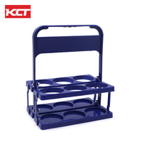 Portable Folding Beer Basket 4/6 Grid Handheld Drink Carrier for Bar and Outdoor Events