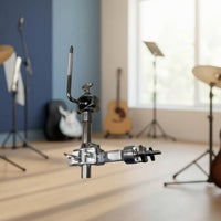 Drum Hardware Clamp Professional Clamp with Rod Heavy-Duty Mounting Bracket for Drummers, Stage, Rehearsal Studio